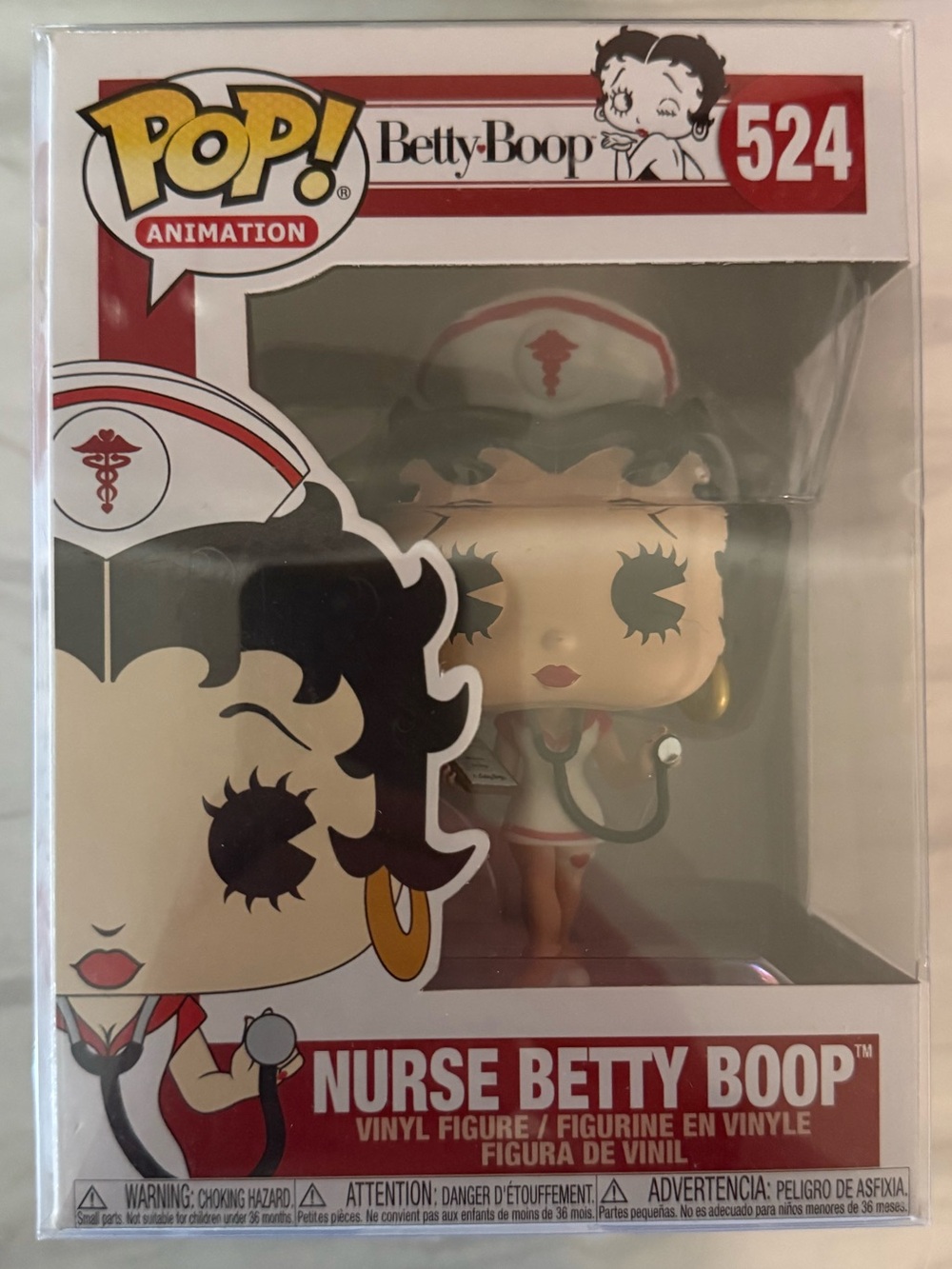 Funko Pop! Animation Nurse Betty Boop Vinyl Figure - White & Red